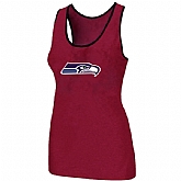 Nike Seattle Seahawks Ladies Big Logo Tri-Blend Racerback stretch Tank Top Red,baseball caps,new era cap wholesale,wholesale hats