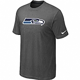 Nike Seattle Seahawks Sideline Legend Authentic Logo T-Shirt Dark grey,baseball caps,new era cap wholesale,wholesale hats