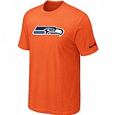 Nike Seattle Seahawks Sideline Legend Authentic Logo T-Shirt Orange,baseball caps,new era cap wholesale,wholesale hats