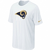 Nike St. Louis Rams Sideline Legend Authentic Logo T-Shirt White,baseball caps,new era cap wholesale,wholesale hats