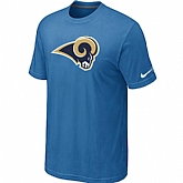 Nike St. Louis Rams Sideline Legend Authentic Logo T-Shirt light Blue,baseball caps,new era cap wholesale,wholesale hats