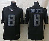 Nike St.Louis Rams #8 Bradford Impact Limited Black Jerseys,baseball caps,new era cap wholesale,wholesale hats