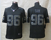 Nike St.Louis Rams #96 Sam Impact Limited Black Jerseys,baseball caps,new era cap wholesale,wholesale hats