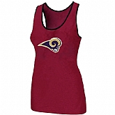 Nike St.Louis Rams Ladies Big Logo Tri-Blend Racerback stretch Tank Top Red,baseball caps,new era cap wholesale,wholesale hats