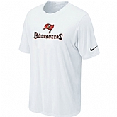 Nike Tampa Bay Buccaneers Authentic Logo T-Shirt - White,baseball caps,new era cap wholesale,wholesale hats