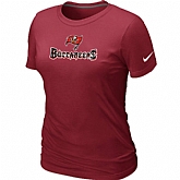 Nike Tampa Bay Buccaneers Authentic Logo Women's T-Shirt - Red,baseball caps,new era cap wholesale,wholesale hats
