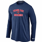 Nike Tampa Bay Buccaneers Heart & Soul Long Sleeve T-Shirt D.Blue,baseball caps,new era cap wholesale,wholesale hats