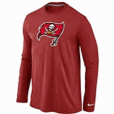 Nike Tampa Bay Buccaneers Logo Long Sleeve T-Shirt Red,baseball caps,new era cap wholesale,wholesale hats