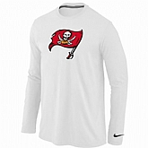 Nike Tampa Bay Buccaneers Logo Long Sleeve T-Shirt White,baseball caps,new era cap wholesale,wholesale hats