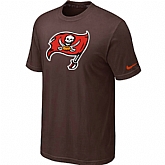 Nike Tampa Bay Buccaneers Sideline Legend Authentic Logo T-Shirt Brown,baseball caps,new era cap wholesale,wholesale hats