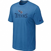 Nike Tennessee Titans Authentic Logo T-Shirt - L.Blue,baseball caps,new era cap wholesale,wholesale hats