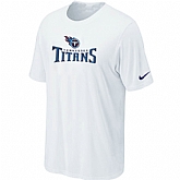 Nike Tennessee Titans Authentic Logo T-Shirt - White,baseball caps,new era cap wholesale,wholesale hats