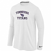 Nike Tennessee Titans Heart & Soul Long Sleeve T-Shirt White,baseball caps,new era cap wholesale,wholesale hats