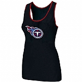 Nike Tennessee Titans Ladies Big Logo Tri-Blend Racerback stretch Tank Top Black,baseball caps,new era cap wholesale,wholesale hats