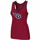Nike Tennessee Titans Ladies Big Logo Tri-Blend Racerback stretch Tank Top Red,baseball caps,new era cap wholesale,wholesale hats