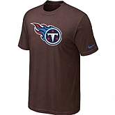 Nike Tennessee Titans Sideline Legend Authentic Logo T-Shirt Brown,baseball caps,new era cap wholesale,wholesale hats