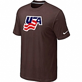 Nike USA Graphic Legend Performance Collection Locker Room T-Shirt Brown,baseball caps,new era cap wholesale,wholesale hats