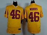 Nike Washington Redskins #46 Alfred Morris Yellow Game Jerseys,baseball caps,new era cap wholesale,wholesale hats
