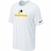 Nike Washington Redskins Authentic Logo T-Shirt White,baseball caps,new era cap wholesale,wholesale hats