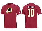 Nike Washington Redskins Robert Griffin III Name & Number T-Shirt Red,baseball caps,new era cap wholesale,wholesale hats