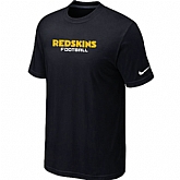 Nike Washington Redskins Sideline Legend Authentic Font T-Shirt BLack,baseball caps,new era cap wholesale,wholesale hats
