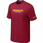 Nike Washington Redskins Sideline Legend Authentic Font T-Shirt Red,baseball caps,new era cap wholesale,wholesale hats