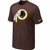 Nike Washington Redskins Sideline Legend Authentic Logo T-Shirt Brown,baseball caps,new era cap wholesale,wholesale hats