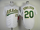 Oakland Athletics #20 Donaldson White Jerseys,baseball caps,new era cap wholesale,wholesale hats