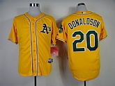 Oakland Athletics #20 Donaldson Yellow Jerseys,baseball caps,new era cap wholesale,wholesale hats