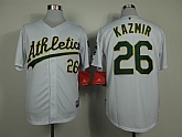 Oakland Athletics #26 Kazmir 2014 White Jerseys,baseball caps,new era cap wholesale,wholesale hats