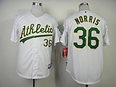 Oakland Athletics #36 Norris White Jerseys,baseball caps,new era cap wholesale,wholesale hats