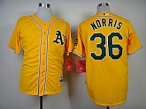 Oakland Athletics #36 Norris Yellow Jerseys,baseball caps,new era cap wholesale,wholesale hats