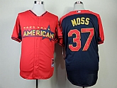 Oakland Athletics #37 Moss 2014 All Star Red Jerseys,baseball caps,new era cap wholesale,wholesale hats