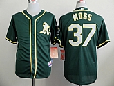 Oakland Athletics #37 Moss Green Jerseys,baseball caps,new era cap wholesale,wholesale hats