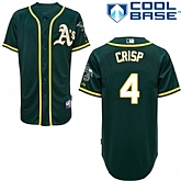 Oakland Athletics #4 Crisp 2014 Green Jerseys,baseball caps,new era cap wholesale,wholesale hats