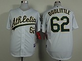 Oakland Athletics #62 Doolittle 2014 White Jerseys,baseball caps,new era cap wholesale,wholesale hats