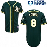 Oakland Athletics #8 Lowrie 2014 Green Jerseys,baseball caps,new era cap wholesale,wholesale hats