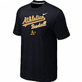Oakland Athletics 2014 Home Practice T-Shirt - Black,baseball caps,new era cap wholesale,wholesale hats