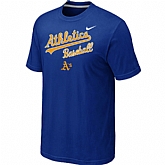 Oakland Athletics 2014 Home Practice T-Shirt - Blue,baseball caps,new era cap wholesale,wholesale hats