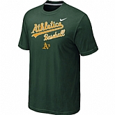Oakland Athletics 2014 Home Practice T-Shirt - Dark Green,baseball caps,new era cap wholesale,wholesale hats