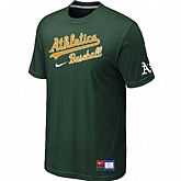 Oakland Athletics D.Green Nike Short Sleeve Practice T-Shirt,baseball caps,new era cap wholesale,wholesale hats