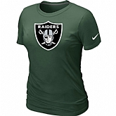 Oakland Raiders D.Green Women's Logo T-Shirt,baseball caps,new era cap wholesale,wholesale hats