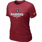 Oakland Raiders Red Women's Critical Victory T-Shirt,baseball caps,new era cap wholesale,wholesale hats