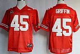 Ohio State Buckeyes #45 Archie Griffin Red Jerseys,baseball caps,new era cap wholesale,wholesale hats