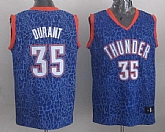 Oklahoma City Thunder #35 Kevin Durant Blue Leopard Fashion Jerseys,baseball caps,new era cap wholesale,wholesale hats