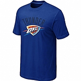 Oklahoma City Thunder Big & Tall Primary Logo Blue T-Shirt,baseball caps,new era cap wholesale,wholesale hats