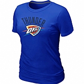 Oklahoma City Thunder Big & Tall Primary Logo Blue Women's T-Shirt,baseball caps,new era cap wholesale,wholesale hats