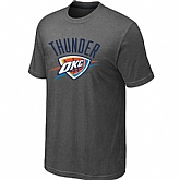 Oklahoma City Thunder Big & Tall Primary Logo D.Grey T-Shirt,baseball caps,new era cap wholesale,wholesale hats