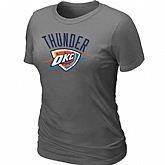 Oklahoma City Thunder Big & Tall Primary Logo D.Grey Women's T-Shirt,baseball caps,new era cap wholesale,wholesale hats