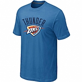 Oklahoma City Thunder Big & Tall Primary Logo L.Blue T-Shirt,baseball caps,new era cap wholesale,wholesale hats